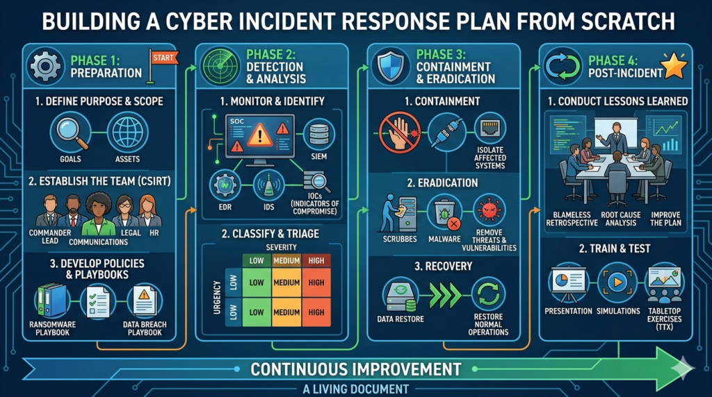 How to Build a Cyber Incident Response Plan from Scratch